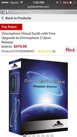 Brand new omnisphere synth plug in software music