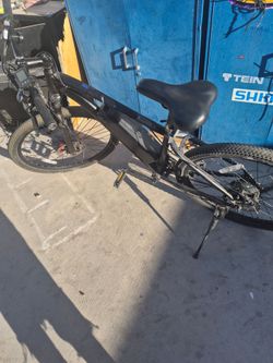 Black  electric  bike