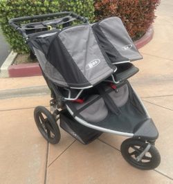 Double Bob Stroller FLEX  With Car Seat Adapter and Parent Console 
