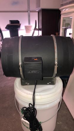 Ac infinity cloud line s10 quiet in-line fan 10” fan
