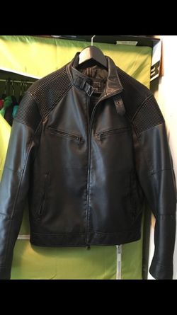 Express leather moto jacket
