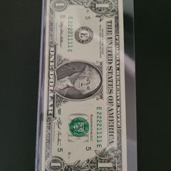 1 Dollar Bill Double Quad