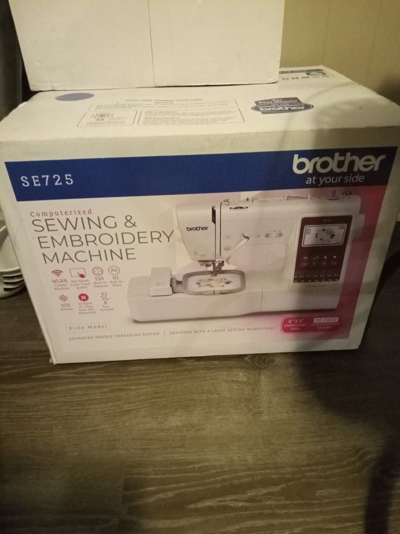 Brother Se725 Sewing And Embroidery Machine