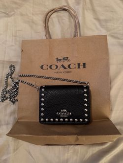 Coach mini wallet purse NWT