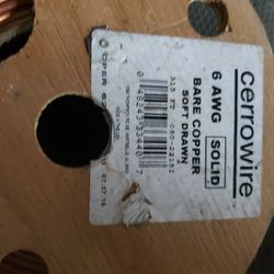 315 feet  Solid bear copper wire
