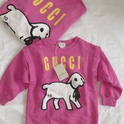 New- Gucci Kid Sweatshirt ( Size 4, 10)