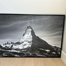 Framed Large Canvas Print - Matterhorn, Zermatt