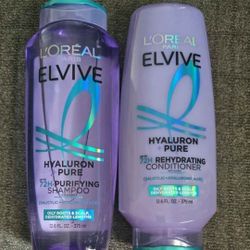 Loreal Elvive Purifying Shampoo And Conditioner Set