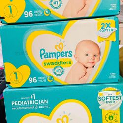 Pampers Swaddlers 2X Softer 12h
