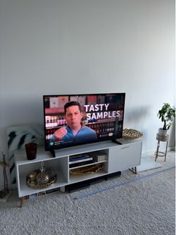 Glass console table with-glass coffee table-a mirror with TV stand -two light grey wall shelves-two beautiful mirrors for sale..Best Offer