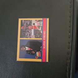 Mj and Magic Johnson super streaks card
