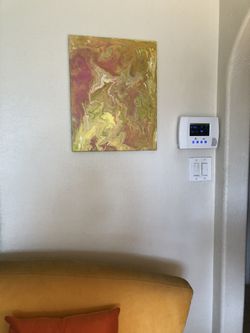 Pouring In Canvas  16x20