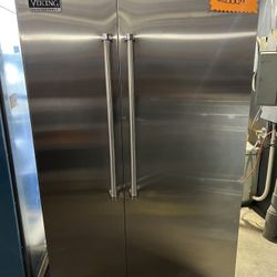 Viking Stainless Steel 48 Width Built In Refrigerator