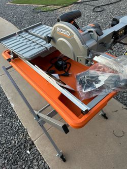 Ridgid wet tile saw