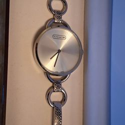 Coach Whitney Silver tone stainless steel women's Watch 