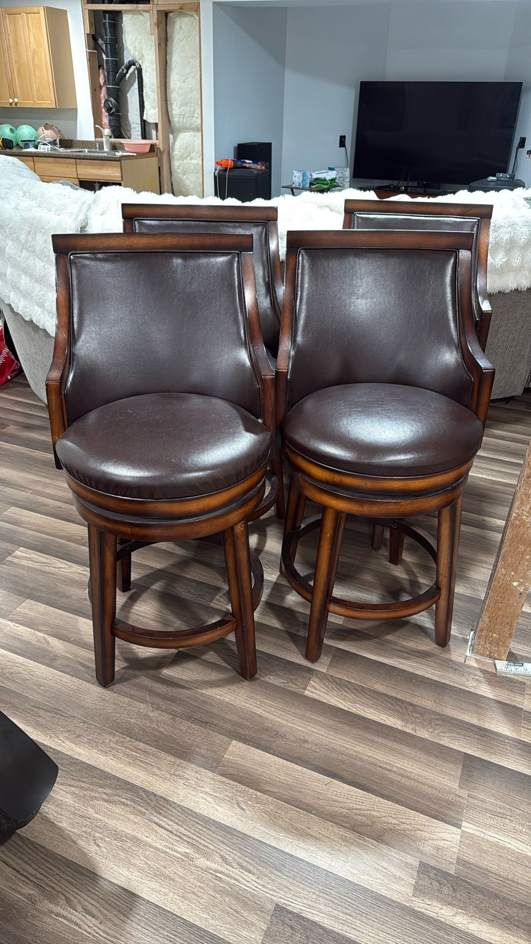 Leather Barstools