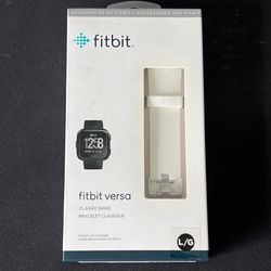 UNOPENED Fitbit Versa Classic Band (White) 