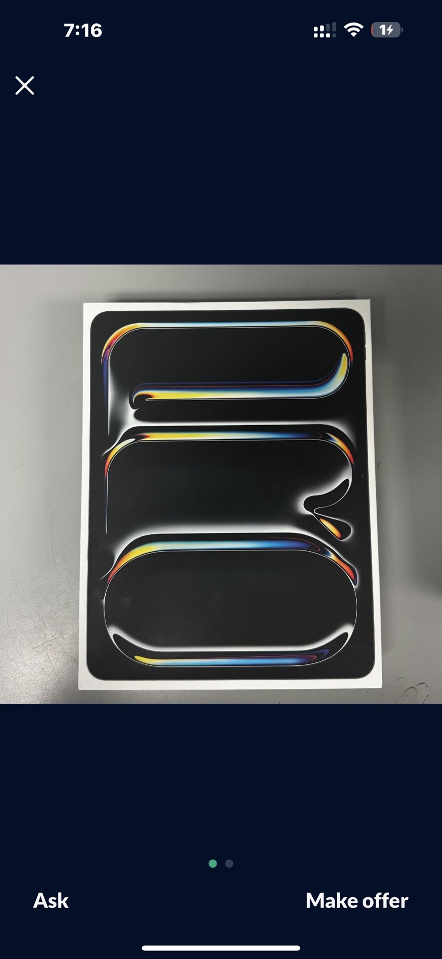APPLE IPAD PRO 13 INCH 1TB BLACK 2024 VERSION
