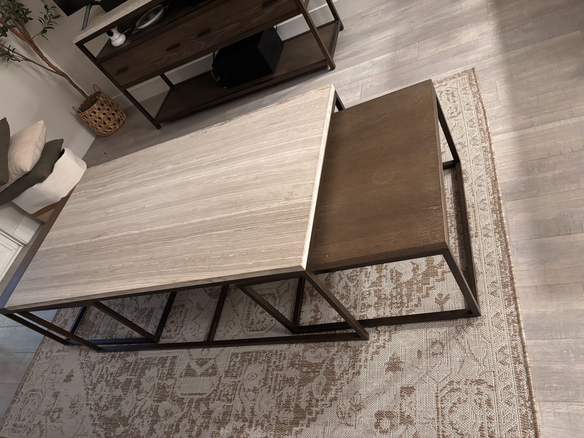 Nate And Jeremiah Coffee Table Stone