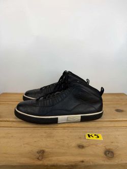 Nike Jordan Retro V.1 Black Leather Men's 10.5 487225-010