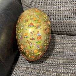 Vintage Papier-Mâché Egg Cover Made In West Germany.