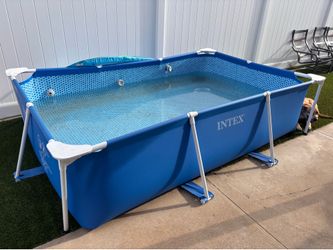 Intex above ground swimming pool