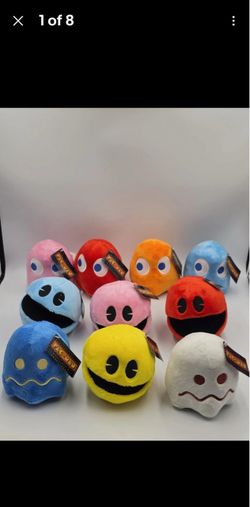 Pac-Man Plush Toy Set of 10
