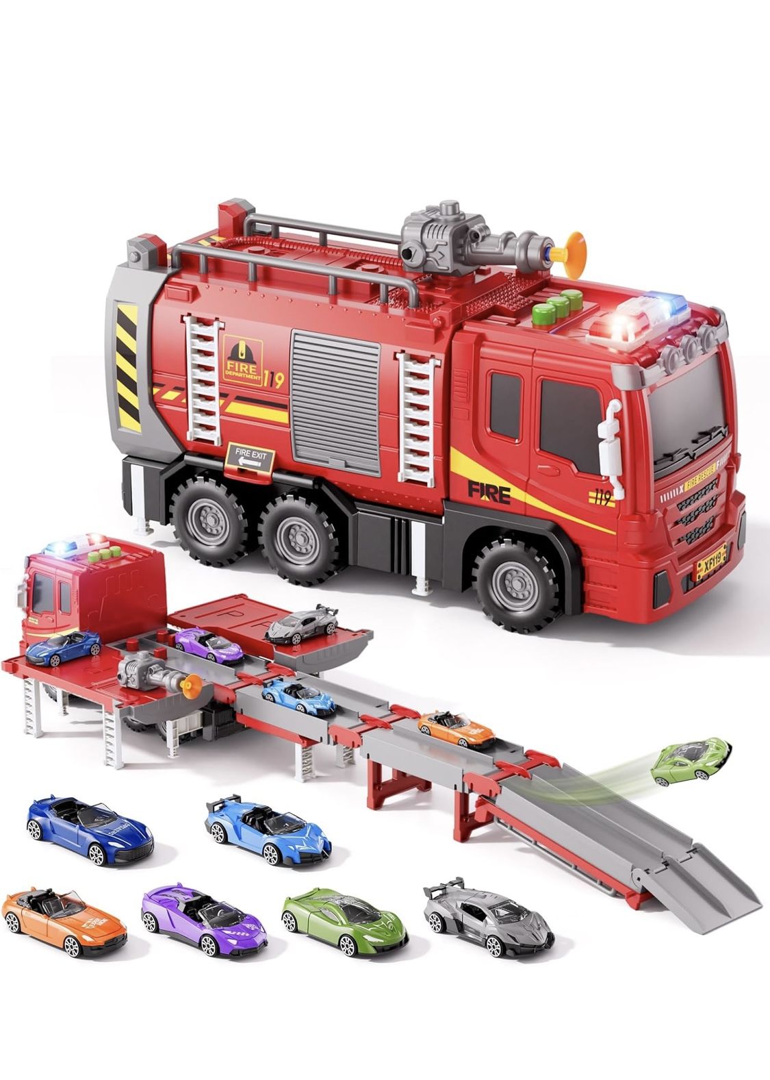 Fire Trucks Toy Set