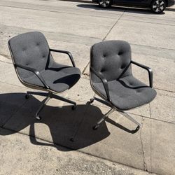 Mid Century Charles Pollock 1970’s Office Chair