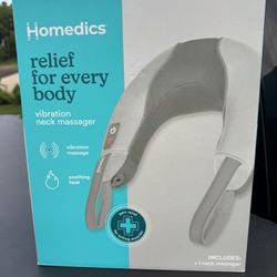 HoMedics Vibration Neck Massager with Soothing Heat.