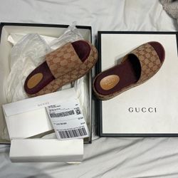 Authentic Gucci platforms 