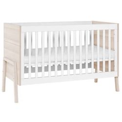 Little Guy Crib to toddler Bed frame with very comfortable mattress