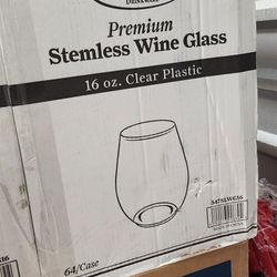 16oz Clear Plastic Glasses