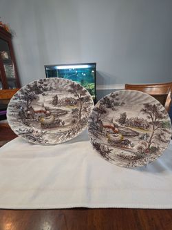 Yorkshire Stafford England Platter and Vegetable bowl