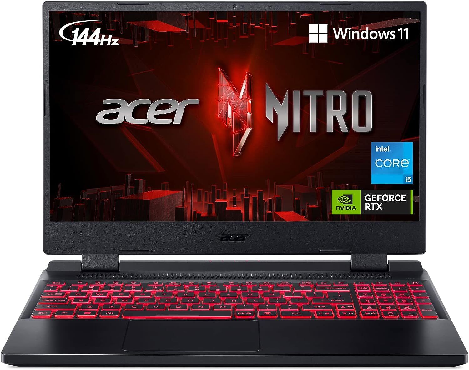 Acer Nitro 5 AN515-58-57Y8 Gaming Laptop | Intel Core i5-12500H | NVIDIA GeForce RTX 3050 Ti 