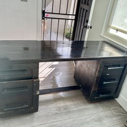 Solid Oak Wooden Desk