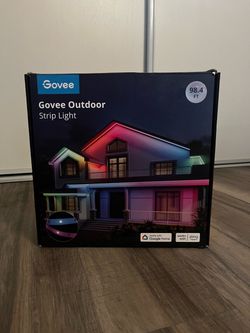 Govee Outdoor Strip Holiday House Lights Wi-Fi from app