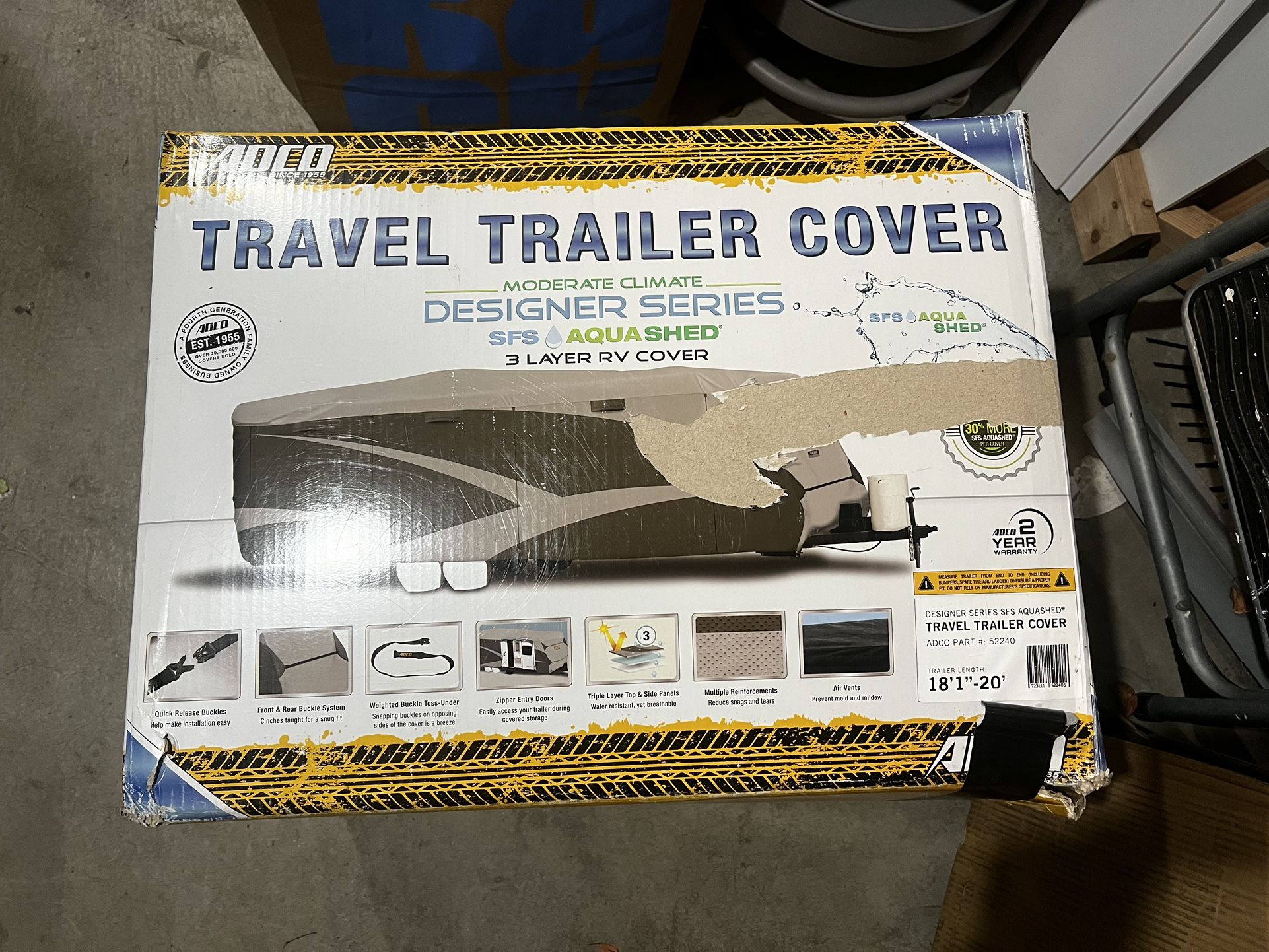 Travel Trailer Cover (18-20ft)