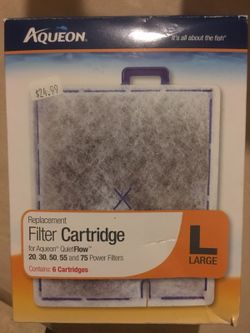 Aquarium filter cartridges