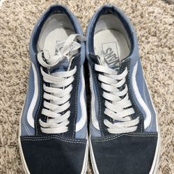 Blue vans men size 9