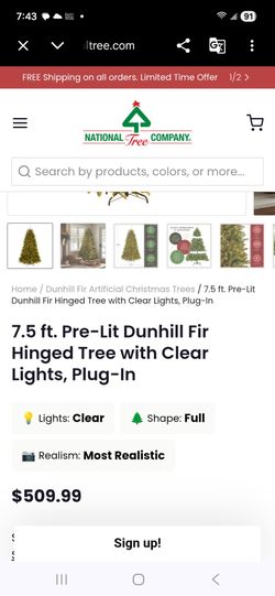 National Tree Company Christmas Tree