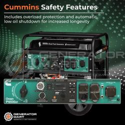 Cummins Onan 9500 Gas And Propane Generator 
