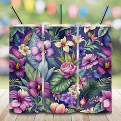 Floral 20 Oz Tumblers 