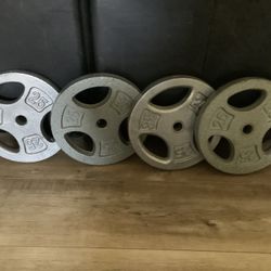 CAP 25 Lb Weight Plates - Total Of 4