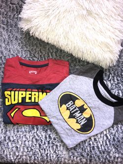 Lot 2 boys super hero T-shirt’s Size 7 New