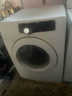 White Front-Load dryer