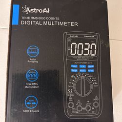 $27Dlls New, Digital Multimeter True RMS 6000 Coints , AstroAI