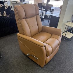 Real Leather Recliner 