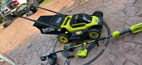 Ryobi máquina de cortar yardas cespet sacate
