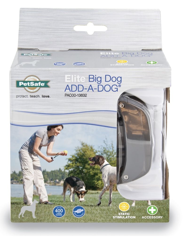 PetSafe Elite Add-A-Dog Rechargable Collar for Dogs 40 lb and Up